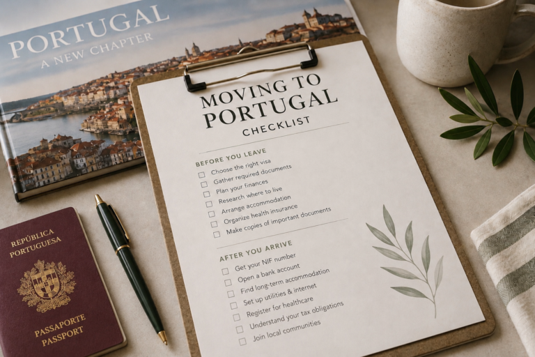 Moving to Portugal Checklist (2026): Before You Leave & After You Arrive