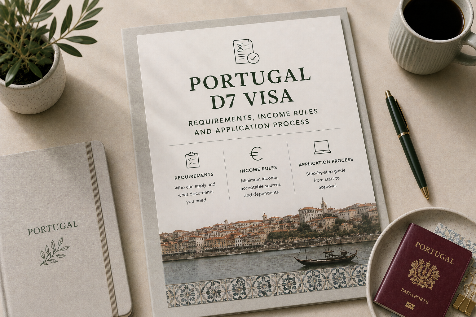 Portugal D7 Visa (2026): Requirements, Income Rules & Application Process
